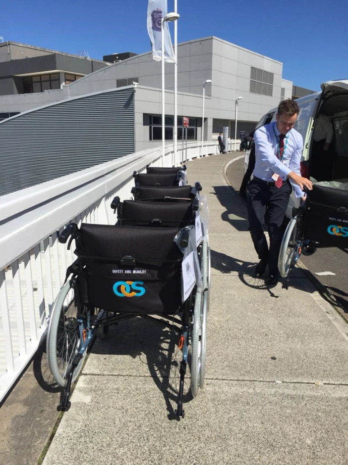 Wheelchair at Sydney Airport