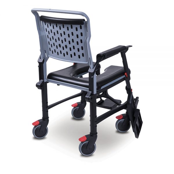 Folding Mobile Shower Commode