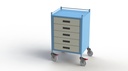 Anaesthetic 5 Drawer Trolley