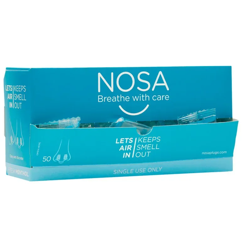 [SMNOSAMENTHOL50] NOSA - Menthol Nose Plugs - 50 Pack