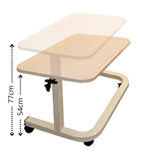 [SMTA300] Overbed Table - Ultra Low Floorline - Beechwood