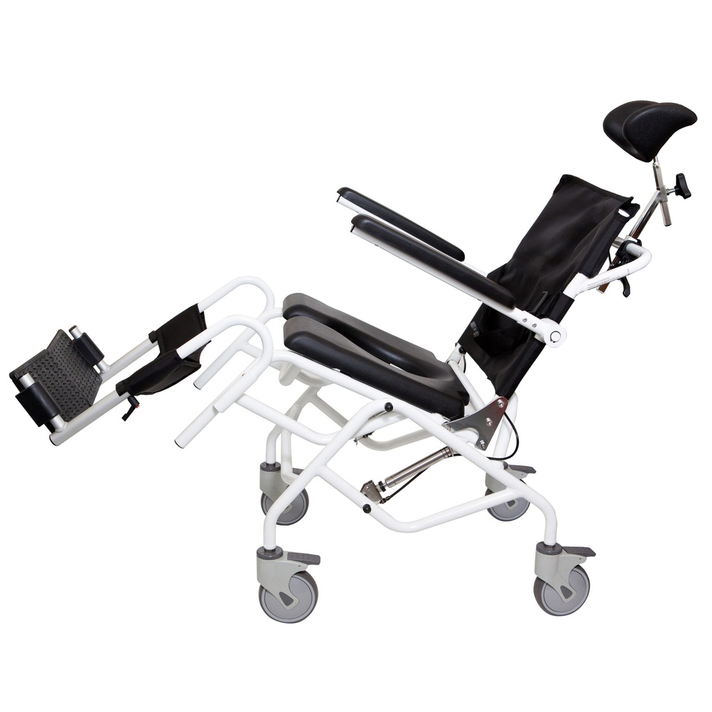 [SMBF5997B] Tilt in Space -  Mobile Shower Commode - Aluminium