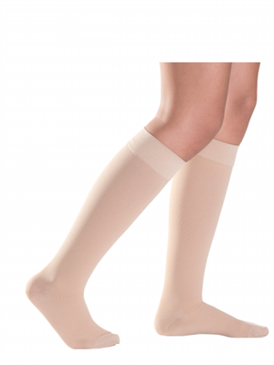 [COTTONXTRAAD2-S-LNG-BLK-REG] Sigvaris Cotton Calf (A-d) Class 2 (23-32 Mmhg) Closed Toe (Small, Black, Regular, Long)