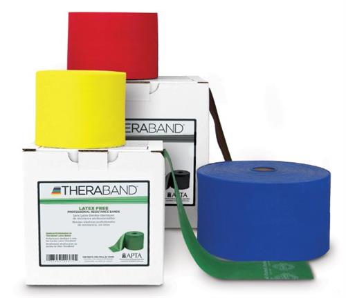 TheraBand Latex Free Resistance Exercise Band, 22m Roll