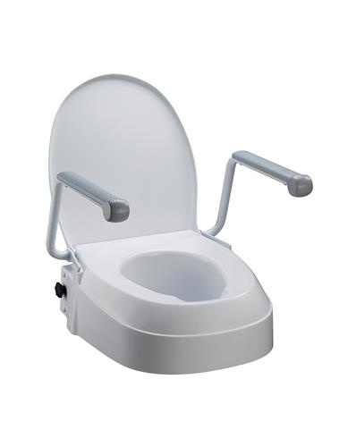 [PAT-091558873] Raised Toilet Seat with Swing Back Armrests