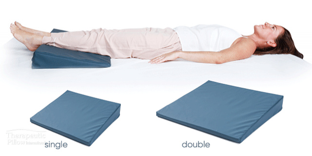 [A115641002] Double Heel Wedge - Heel Support Wedge Pillow