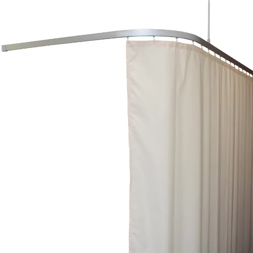 [CT-J-W] Curtain Track Kits (White, J-Shape Track)