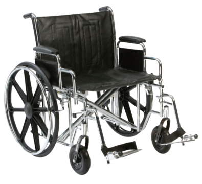 [STD24ECDDA-SF] Bariatric Self Propelled Wheelchair (61cm)