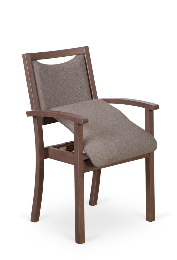 2LiftU Lift Up Dining Chair - Standard 48cm (Blue, Natural Ash)