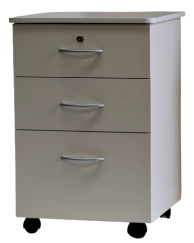 [SECB3D] Standard 3 draw bedside locker