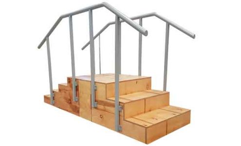 Rehabilitation Stairs 4 x 3 Straight