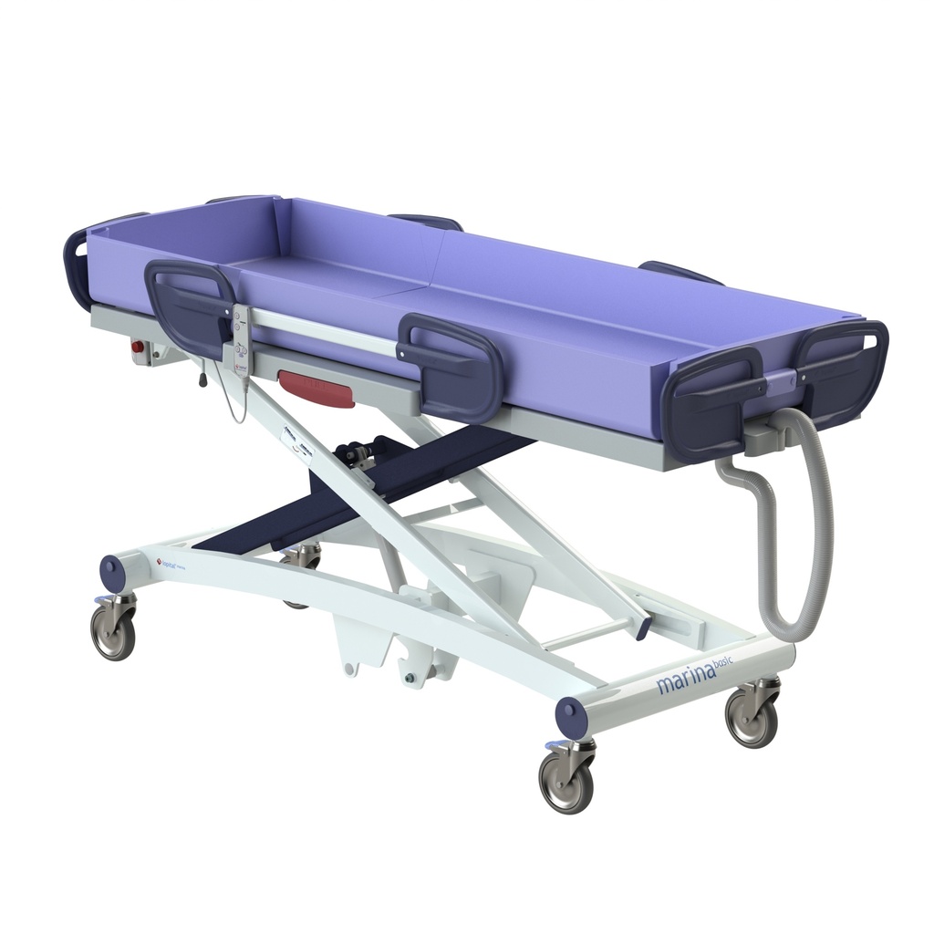 [AH0370] Lopital Marina Basic Shower Trolley - Electric