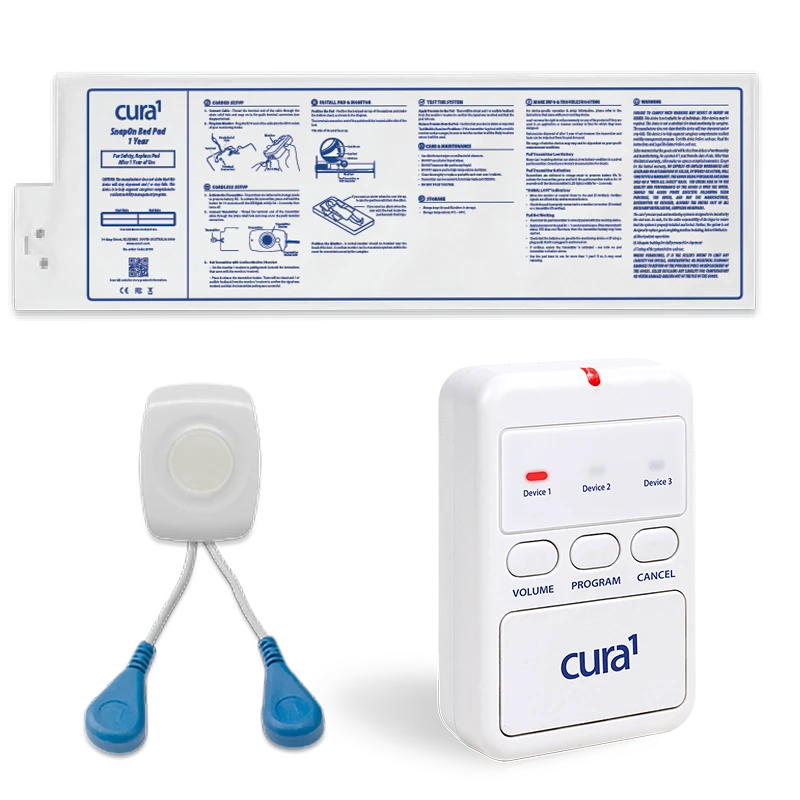 Cura1 Wireless Homecare Fall Alarm Kit - Bed Alarm