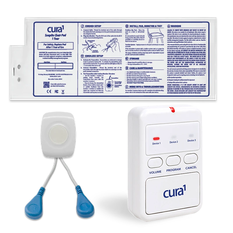 [SNAPON-CHAIR-KIT] Cura1 Wireless Homecare Fall Alarm Kit - Chair Alarm