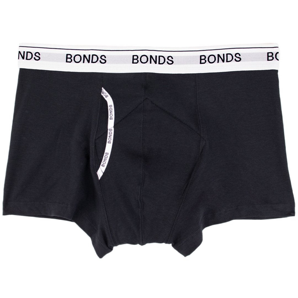 [BONGFT100S-BLK] Men's BONDS Trunk with incontinence pad (Small, Black, 100ml)