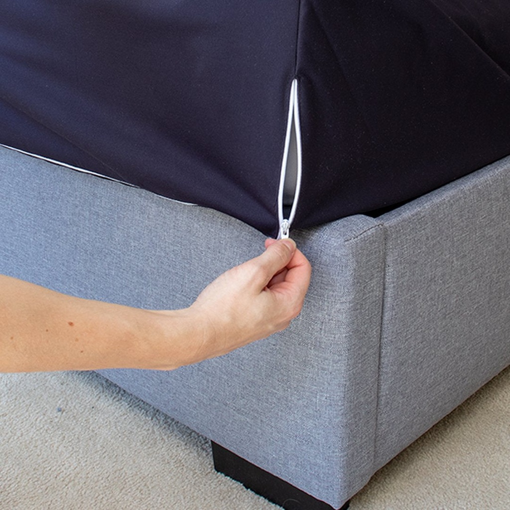 [FWPMSZIP-S-WHT] Waterproof Mattress Encasement (insert mattress) (Single, White)