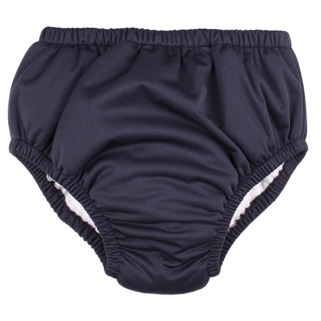 [CPP72S-WHT] Adult's Pull-Up All-in-One Pant, Plus (Small, White)