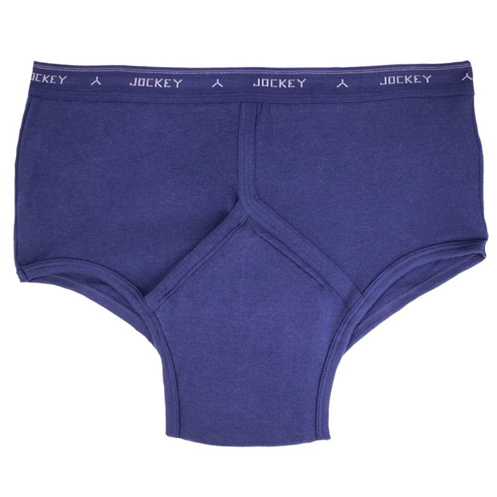 [JOCK10014-WHT] Men's JOCKEY Brief with incontinence pad (Size 14 (Waist 80cm), White, 100ml)