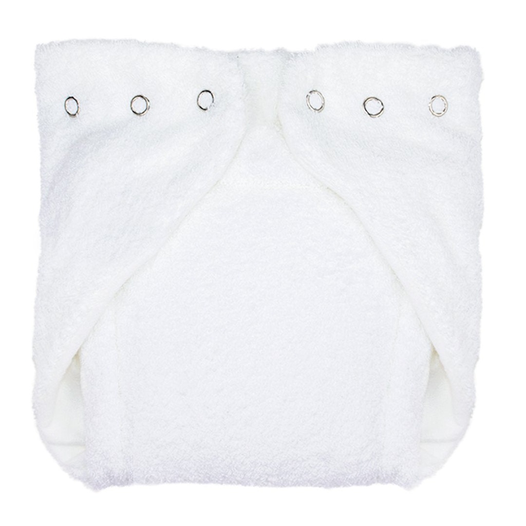 [NV2S] Unisex Towel Nappy, Cloth Nappy, Front-Opening (Small, Velcro)