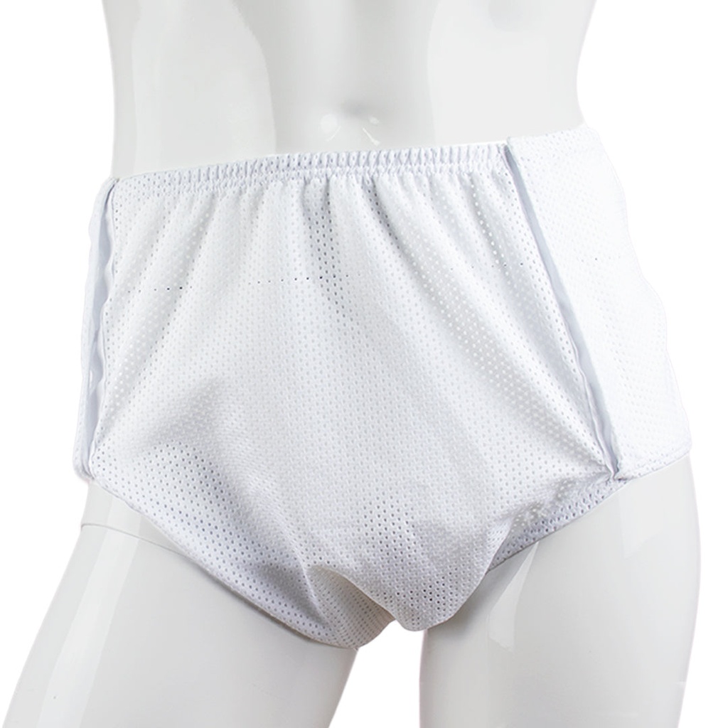 [STROPS-WHT] Clip-Opening Stretch Mesh Fixation Pant (Small)