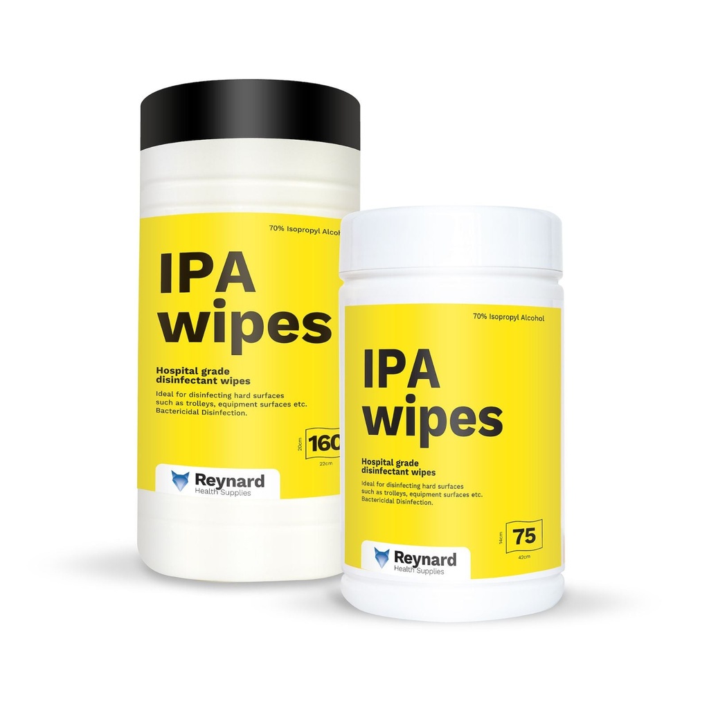 [HN-RHS402] Reynard™ Isopropyl Alcohol (IPA) Surface Disinfection Wipes (160 Wipes (CARTON OF 12))