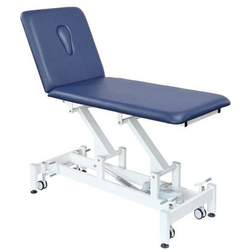 [1242E-BL] All Electric 2 Section Examination Couch (Blue)