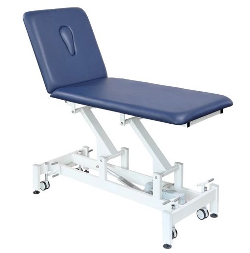 [1242M-BL] 1 Motor 2 Section Examination Couch (Blue)