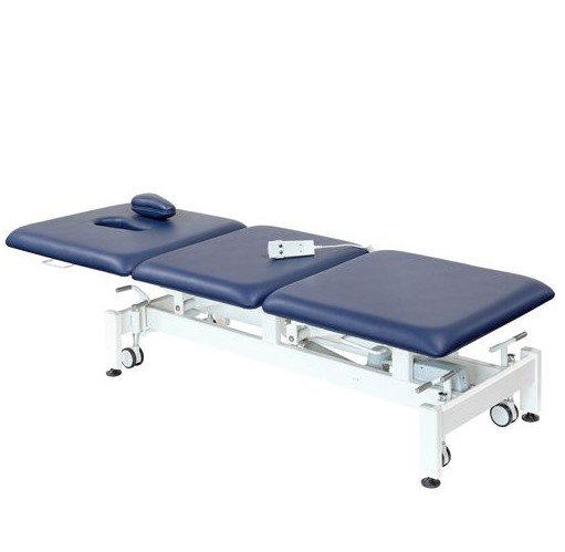 [1243E-BL] All Electric 3 Section Examination Couch (Blue)
