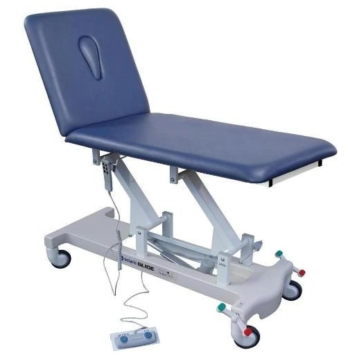 [1272-BL] Glide 2 Section All Electric Examination Couch (Blue)