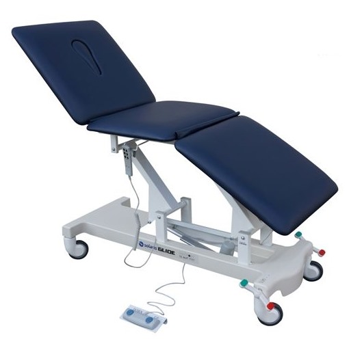[1273-BL] Glide 3 Section All Electric Examination Couch (Blue)