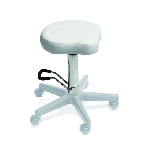 [1390-BK] Foot Pump Surgeon Stool (Black)