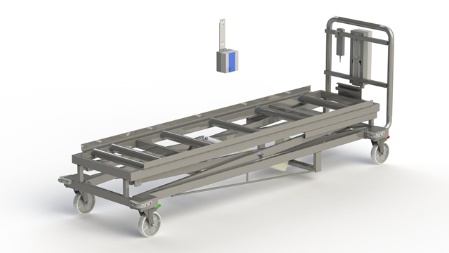 Rago Standard Cadaver Stretcher Lifter