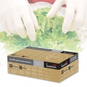 Latex Gloves - Lightly Powdered - White - Smooth