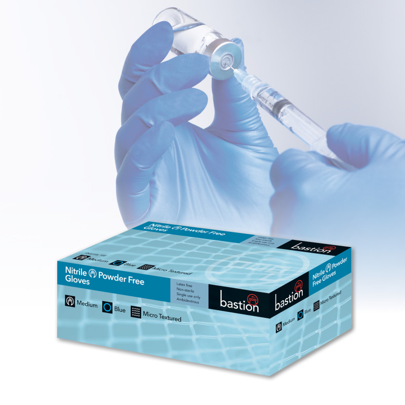 [BNG6831] Nitrile Blue Gloves - Powder Free - Micro Textured (Extra Small)