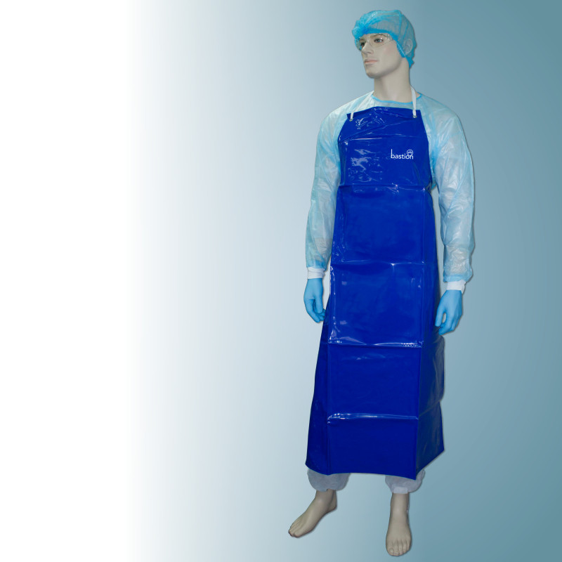 [BNR53231] PVC Apron (Blue)