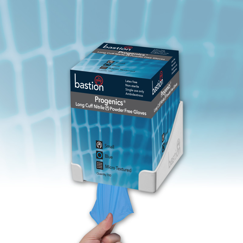 [BPN7932] Progenics Nitrile Long Cuff Blue Gloves - Powder Free (Small)