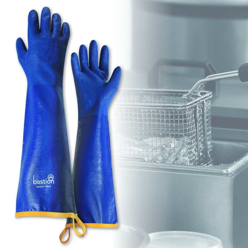 [BSG15133D] Almada 500MM Nitrile - Heat Resistant Gloves (Medium, Pack)