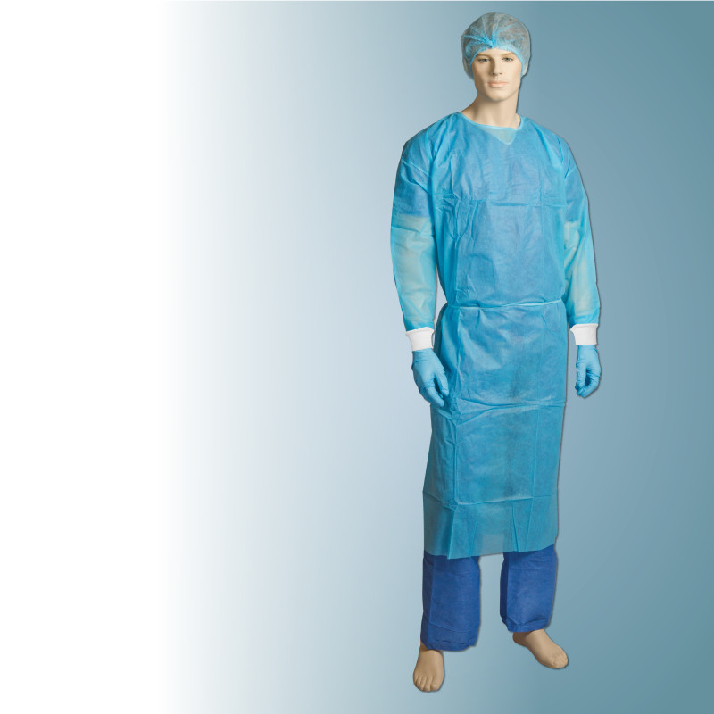 [BNR85131] Pp/pe Fluid Resistant Clinical Gown