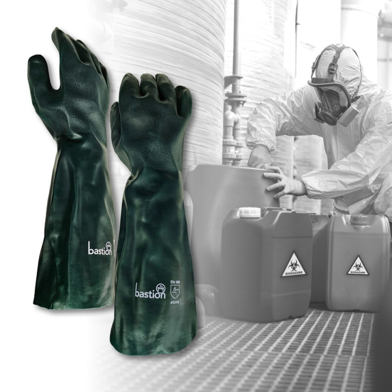 PVC Green Gloves