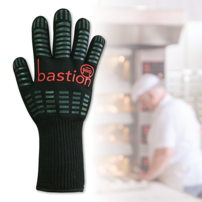 [BSG91835] Zamora 350MM Heat Resistant Gloves with Silicone Grip