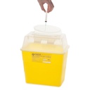 12 Litre Clear Lid Sharps Container