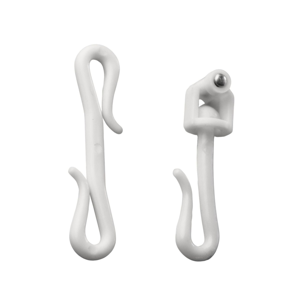 [HN-DCROLL] MediCurtain® Curtain Hooks (Roller Hooks (Pack 50))
