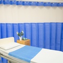 MediCurtain® Antimicrobial Privacy Curtain - with Mesh Top