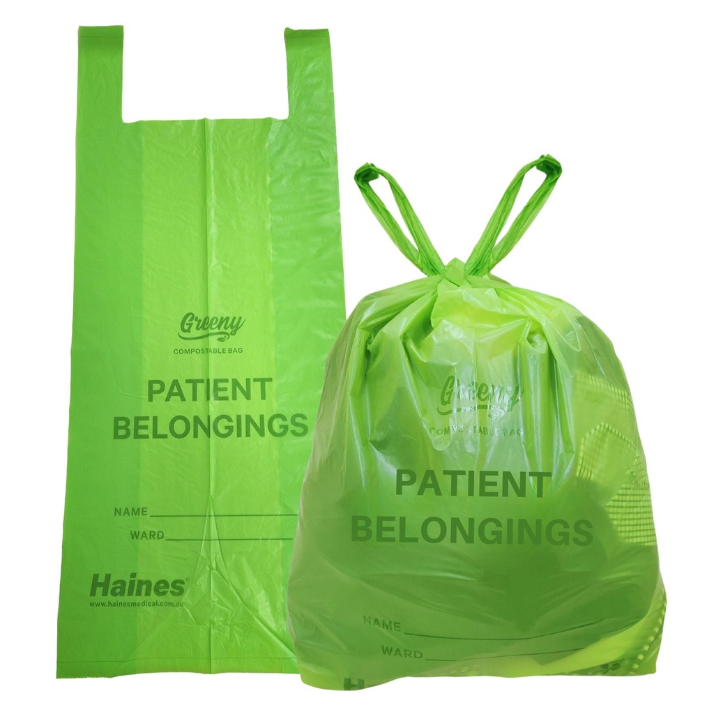 [HN-BIOBAG-PAT] Greeny® Compostable Patient Belongings Bag