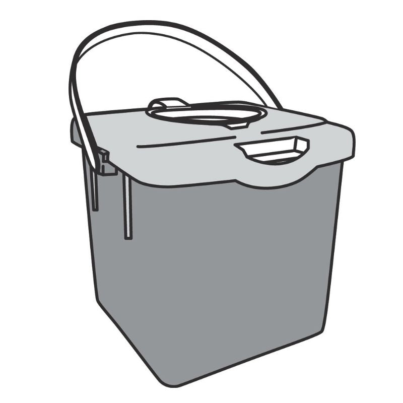 [HN-DMCBUCK] Rubbermaid HYGEN™ Charging Bucket for Microfibre Cleaning Cloths