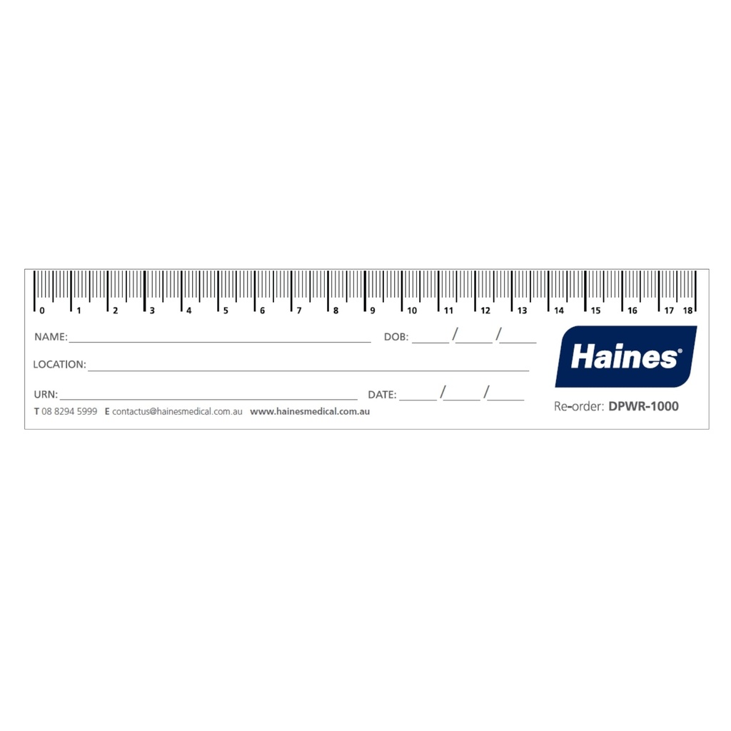 [HN-DPWR] RediCare® Paper Wound Ruler