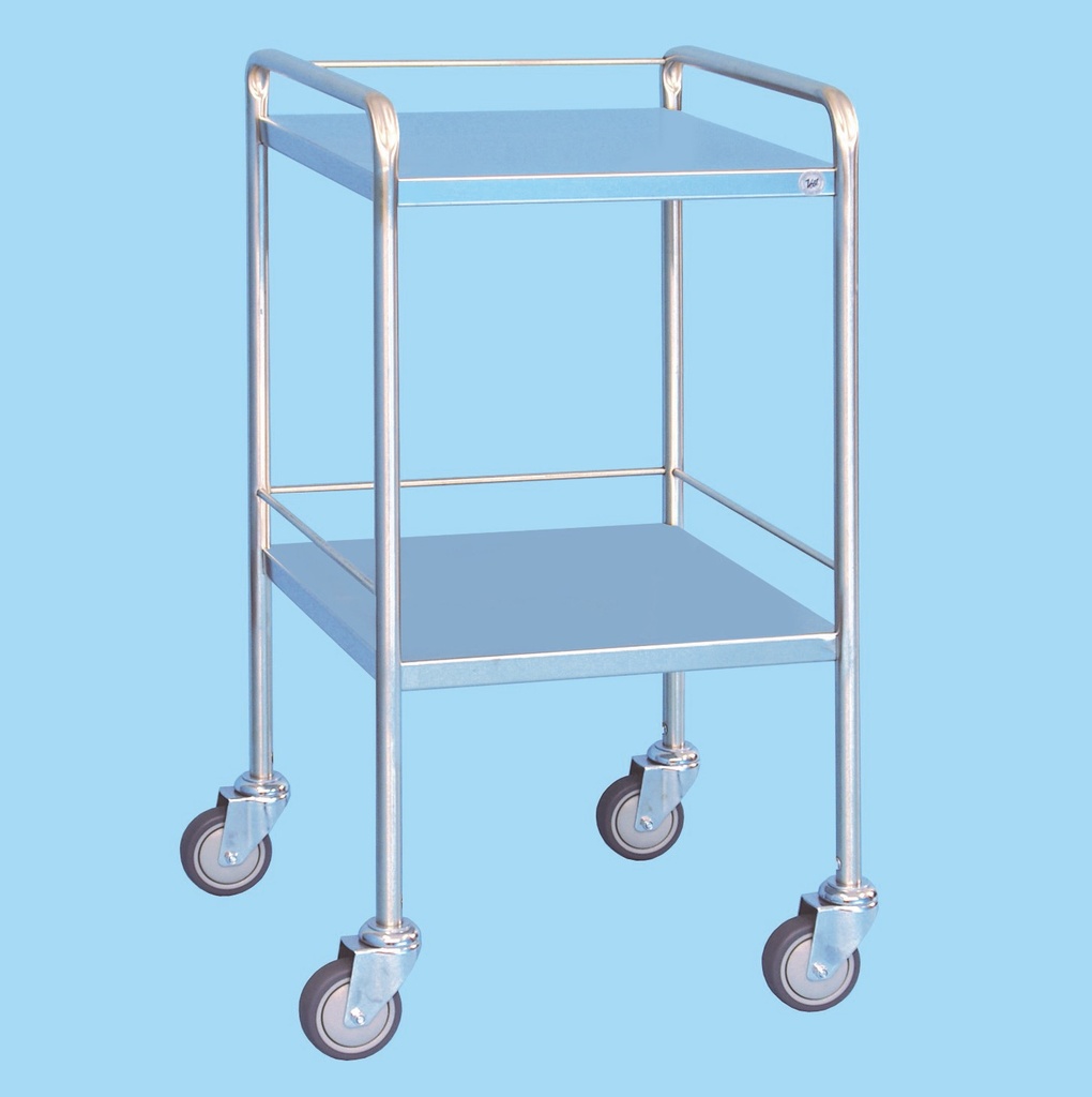 [V18.050] Instrument Table With Raised Rails (50cm)