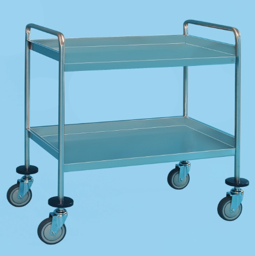 [V304.061] Service Trolley With Two Shelves (61cm)