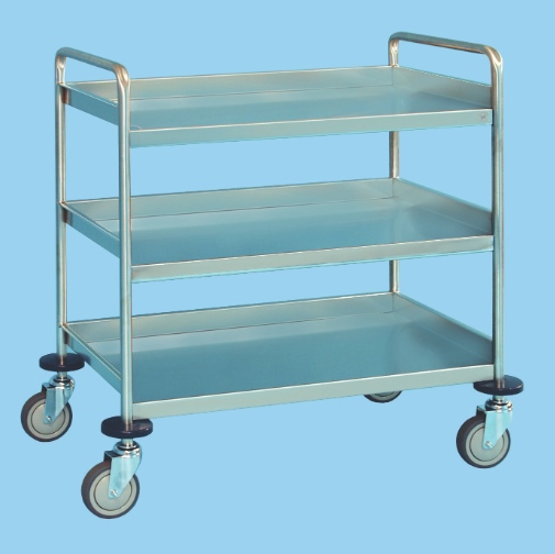 [V306.061] Service Trolley with Three Shelves (61cm)