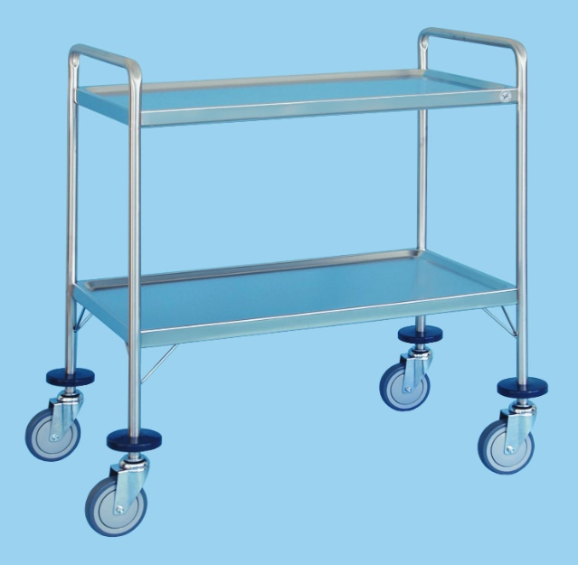 [V312.075] Multipurpose Trolley With Two Shelves (75cm)